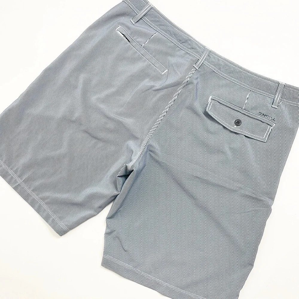 O'Neill blue/white striped hybrid shorts
